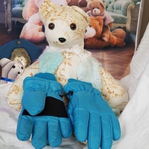 3M Thinsulate Girls Blue Gloves NWT, Size M